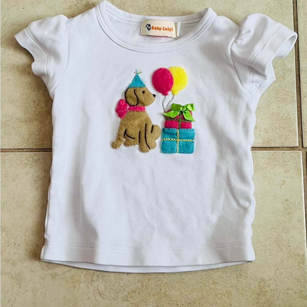 Baby Luigi Birthday Shirt